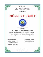 Quy trình kiểm toán khoản mục doanh thu bán hàng và cung cấp dịch vụ trong kiểm toán báo cáo tài chính tại công ty tnhh kiểm toán fac 