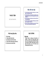 BÀI GIẢNG THUỐC TIÊM ĐẠI HỌC DƯỢC HÀ NỘI