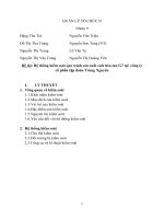 Hệ thống kiểm soát quy trình sản xuất cafe hòa tan g7 tại  công ty cổ phần tập đoàn trung nguyên