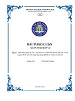 Thực trạng quản lý cầu dịch  vụ giao đồ ăn trên nền tảng ứng dụng đặt đồ ăn online grabfood