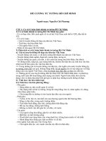 ĐỀ CƯƠNG tư TƯỞNG hồ CHÍ MINH nguyễn chi phương 