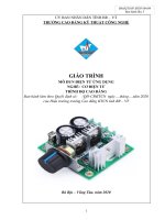 Giáo trình mô đun Điện tử ứng dụng (Nghề Cơ điện tử  Trình độ cao đẳng)