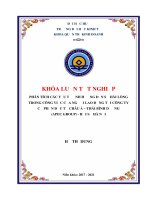 Phân tích các yếu tố ảnh hưởng đến sự hài lòng trong công việc của người lao động tại công ty cổ phần đầu tư châu á   thái bình dương (apec group) – hội sở hà nội 