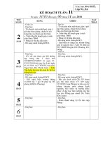 KE HOACH TUAN 11 NAM HOC 20162017