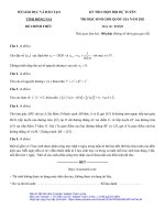 Đề chọn đội tuyển HSG Toán năm 2021 sở GDĐT tỉnh Đồng Nai