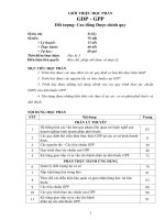 Giáo trình GDP và GPP - Trường Cao đẳng Y tế Ninh Bình