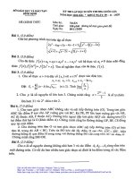 Đề lập đội tuyển thi HSG Toán Quốc gia năm 2020 – 2021 sở GDĐT Bình Định