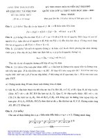 Đề chọn đội tuyển thi HSG Toán Quốc gia năm 2020 – 2021 sở GDĐT Thái Nguyên