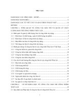 Luận văn Thạc sĩ Nghiên cứu đề xuất giải pháp hoàn thiện công tác bảo trì công trình tại Công ty TNHH MTV dịch vụ thủy lợi Bình Phước