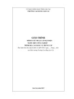 Giáo trình Kỹ thuật lắp đặt điện (Nghề Điện công nghiệp)