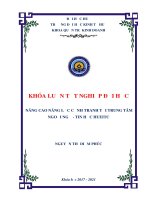 Đánh giá năng lực cạnh tranh của trung tâm ngoại ngữ   tin học hueitc 