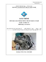 Giáo trình mô đun Bảo trì hệ thống truyền động cơ khí (Nghề Cơ điện tử  Trình độ cao đẳng)