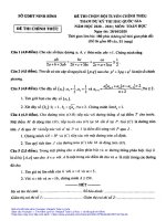 Đề chọn đội tuyển thi HSG Toán Quốc gia năm 2020 – 2021 sở GDĐT Ninh Bình