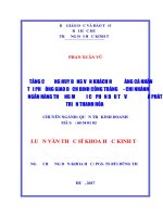 Tăng cường huy động vốn khách hàng cá nhân tại phòng giao dịch đinh công tráng   chi nhánh ngân hàng thương mại cổ phần đầu tư và phát triển thanh hóa  