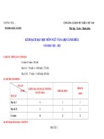 Kế hoạch dạy học (phụ lục 3) ngữ văn 6 sách cánh diều điều chỉnh cv 4040 