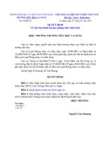 Quyet dinh ban hanh noi quy phong chay chua chay