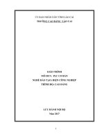 Giáo trình PLC cơ bản (Nghề Điện công nghiệp)