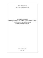 Giáo trình Sửa chữa vận hành máy điện (Nghề Điện công nghiệp)