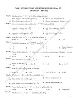 NGAN HANG DE TRAC NGHIEM CHUYEN DE HS 12 360 cau