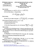 Đề thi HSG Toán THPT cấp tỉnh năm 2020 – 2021 sở GDĐT Ninh Bình