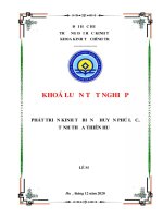 Phát triển kinh tế biển ở huyện phú lộc, tỉnh thừa thiên huế  