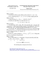 Đề thi học sinh giỏi Toán 12 năm 2020 – 2021 sở GDĐT Quảng Trị