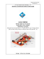 Giáo trình mô đun Điện tử ứng dụng (Nghề Điện Công nghiệp  Trình độ cao đẳng)