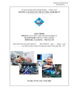 Giáo trình mô đun Sửa chữa, bảo trì mạch điện tử (Nghề Điện tử công nghiệp – Trình độ cao đẳng)