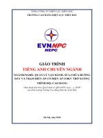 Giáo trình Tiếng Anh chuyên ngành điện (Cao đẳng)