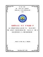 Giải pháp nâng cao chất lượng dịch vụ thẻ atm tại ngân hàng thương mại cổ phần sài gòn hà nội – chi nhánh huế   