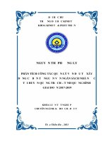 Phân tích công tác quản lý vốn đầu tư xây dựng cơ bản từ nguồn vốn ngân sách nhà nước tại huyện quảng trạch   tỉnh quảng bình giai đoạn 2017 – 2019 