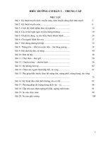 Giáo trình Điều dưỡng cơ bản 2 – Trung cấp