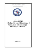 Giáo trình Kỹ thuật xung số (Ngành Điện công nghiệp)