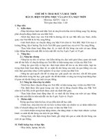 CHỦ đề 5  TRÁI đất và bầu TRỜI 