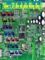 Nhóm 1_ Bộ đếm nhị phân không đồng bộ