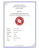 Tiểu luận quản trị thay đổi xây dựng kế hoạch quản trị thay đổi tổng công ty cổ phẩn bảo hiểm sài gòn   hà nội 