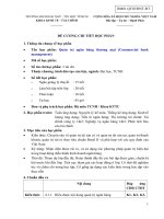 TRƯỜNG ĐH NGOẠI NGỮ - TIN HỌC TP.HCM KHOA KINH TẾ - TÀI CHÍNH ĐỀ CƯƠNG CHI TIẾT HỌC PHẦN Tên học phần: Quản trị ngân hàng thương mại (Commercial bank management)