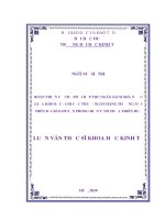 Hoàn thiện cơ chế phối hợp thu ngân sách nhà nước giữa kho bạc   chi cục thuế   ngân hàng thương mại trên địa bàn huyện phong điền tỉnh thừa thiên huế  