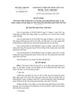 QUYẾT ĐỊNH Phê duyệt Thiết kế tổng thể cơ sở hạ tầng công nghệ thông tin phục vụ vận hành giám sát hoạt động Thị trường bán buôn điện cạnh tranh Việt Nam