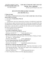 TRƯỜNG ĐẠI HỌC THỦY LỢI .ĐỀ ÁN TUYỂN SINH ĐẠI HỌC NĂM 2021