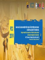 PCI 2019 ĐÁNH GIÁ CỦA DOANH NGHIỆP NƯỚC NGOÀI VỀ MÔI TRƯỜNG KINH DOANH VÀ ĐIỀU TRA ĐẶC BIỆT VỀ TỰ ĐỘNG HÓA