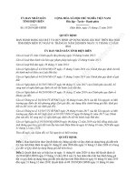 QUYẾT ĐỊNH BAN HÀNH BẢNG GIÁ ĐẤT VÀ QUY ĐỊNH ÁP DỤNG BẢNG GIÁ ĐẤT TRÊN ĐỊA BÀN TỈNH ĐIỆN BIÊN TỪ NGÀY 01 THÁNG 01 NĂM 2020 ĐẾN NGÀY 31 THÁNG 12 NĂM 2024