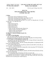 BAO CAO TONG KET HGVT 2016 2017