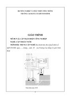Giáo trình Lắp mạch điện công nghiệp (Nghề Cấp thoát nước)