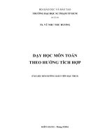 Tai lieu day hocmon Toan theo huong tich hop sinh hoat ngay 6112016