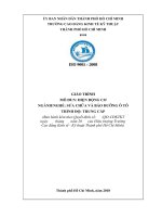 Giáo trình Điện động cơ (Nghề Sửa chữa và bảo dưỡng ô tô)