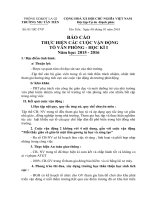 bao cao cac cuoc van dong to VP