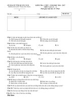 De kiem tra 1 tiet ly 6 lam theo ngan hang de