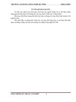 Giáo trình Kỹ thuật cảm biến (Ngành Điện công nghiệp)