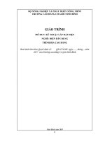 Giáo trình Kỹ thuật lắp đặt điện (Nghề Điện dân dụng)